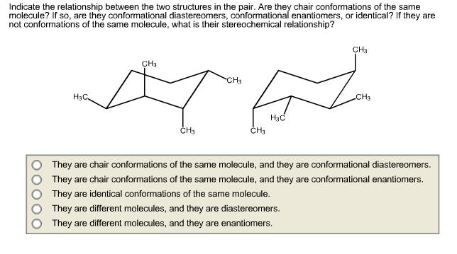 Indicate the relationship between the two structures in the pair. Are they