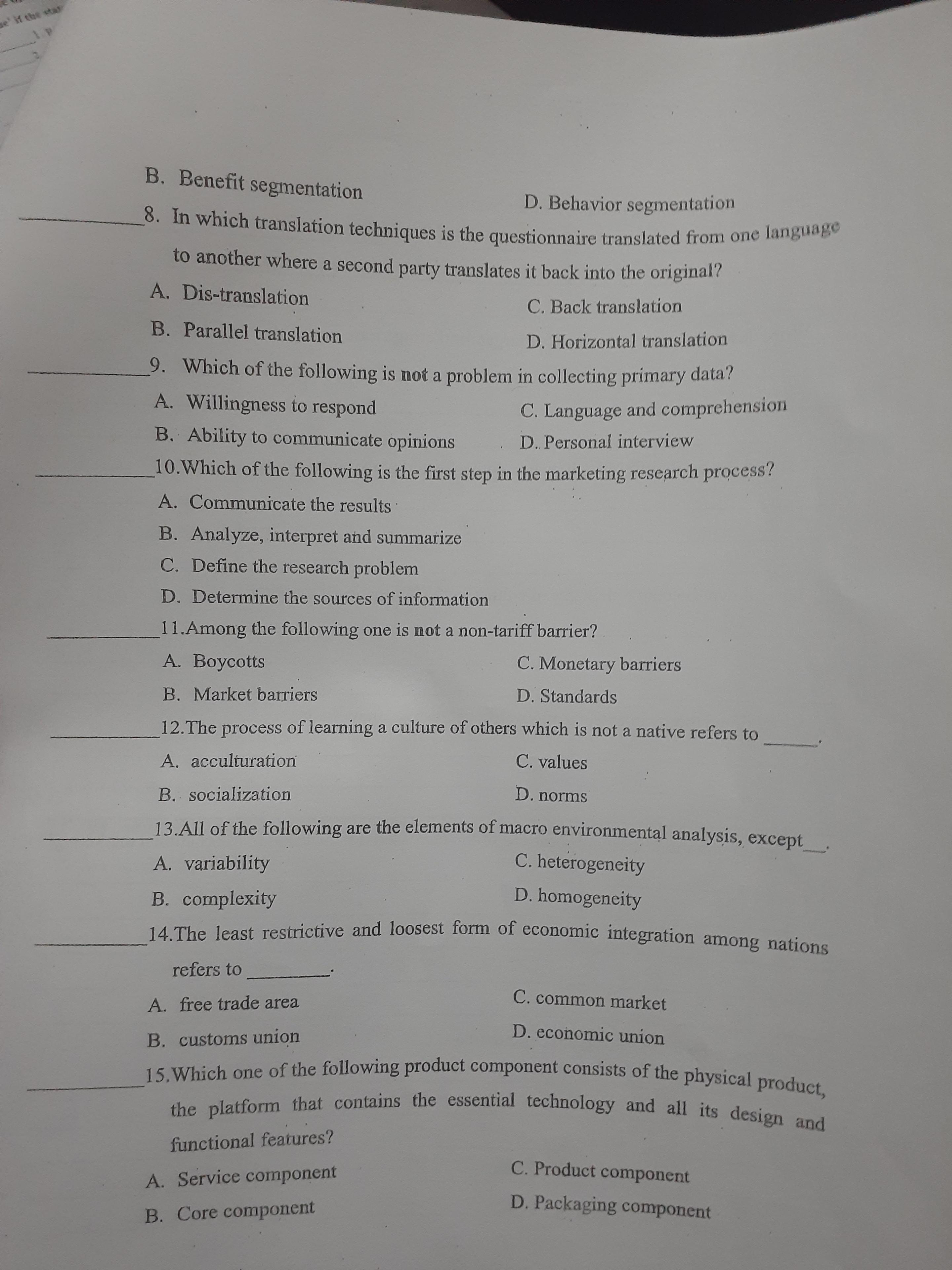 in foreign markets without large capital outlays? A. Franchising C. Licensing B.