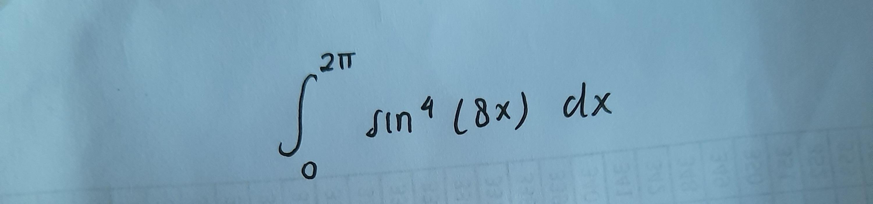 S sn 4 (8x) dx