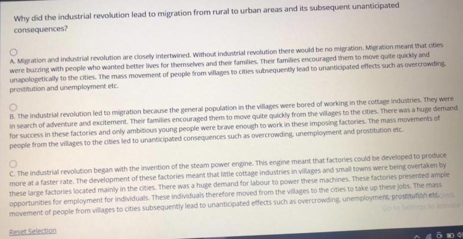 society. The poor were getting poorer while the rich were getting richer.