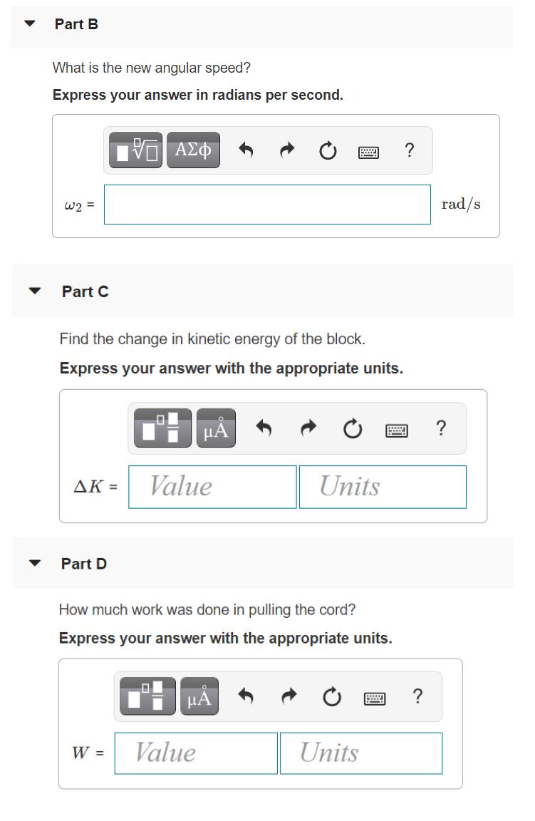 2.60x10-2 kg. It is attached to a massless cord passing through a