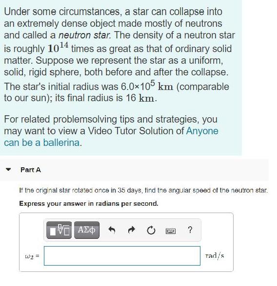 Under some circumstances, a star can collapse into an extremely dense object