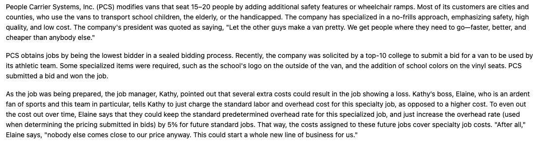 People Carrier Systems, Inc. (PCS) modifies vans that seat 15-20 people by adding additional safety features or wheelchair ra
