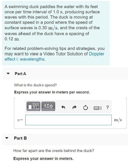 A swimming duck paddles the water with its feet once per time