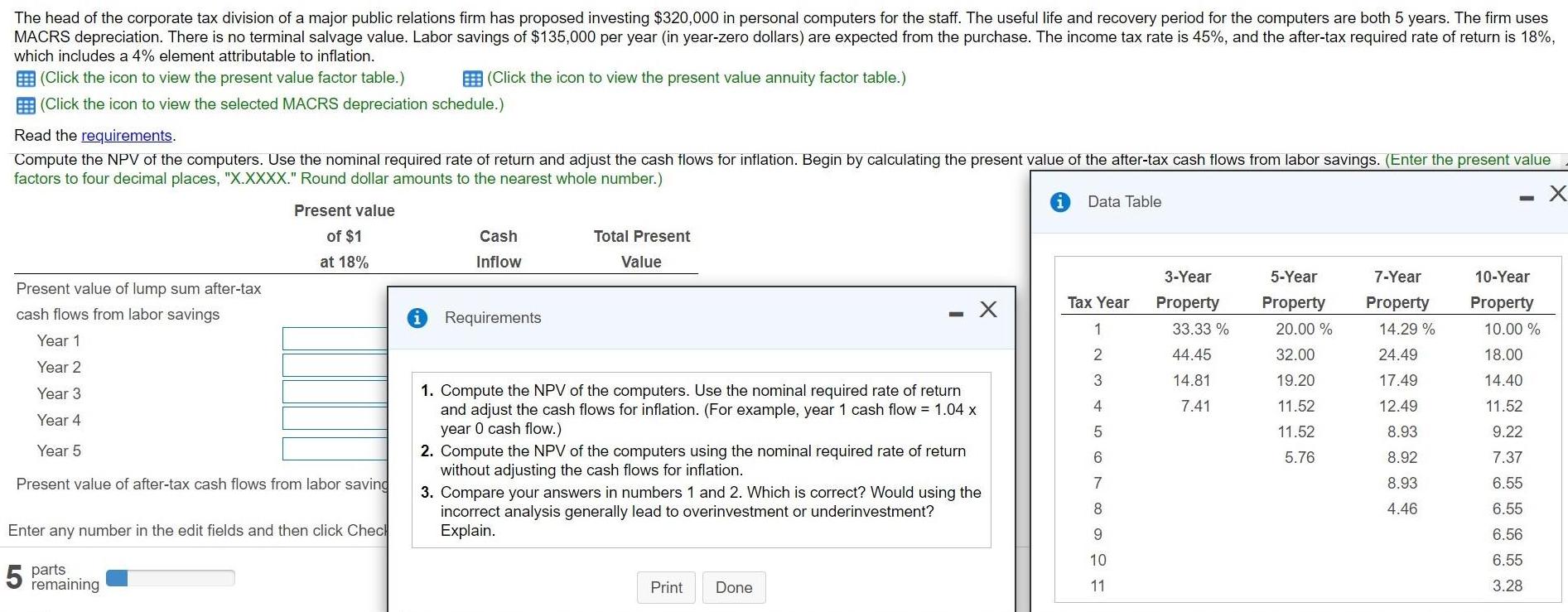 The head of the corporate tax division of a major public relations