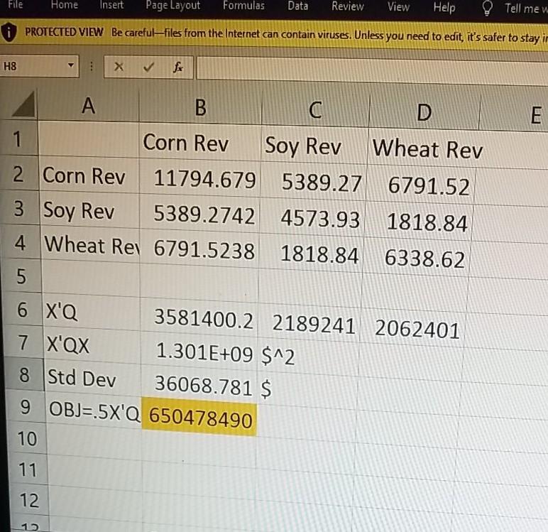 File Home Insert Page Layout Formulas Data Review View Help Tell meu O PROTECTED VIEW Be careful files from the Internet can