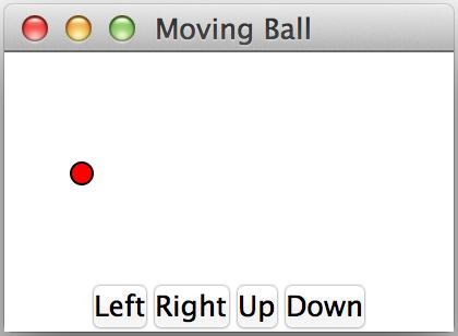 O Moving Ball Left Right Up Down