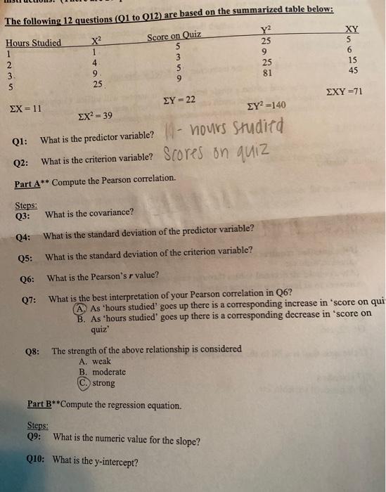 [Solved] The following 12 questions (Q1 to Q12) ar SolutionInn