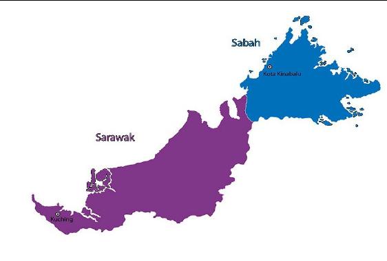 Sabah Kota Kinabalu Sarawak Kuching