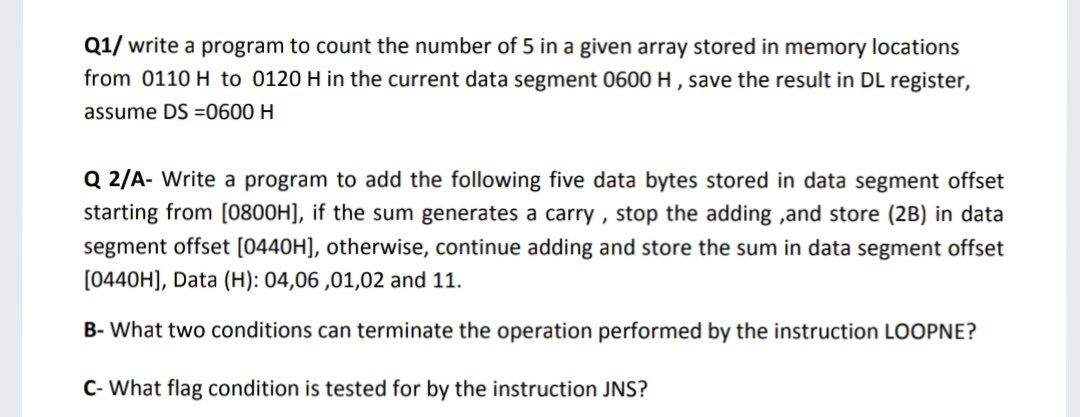 Q1/ write a program to count the number of 5 in a