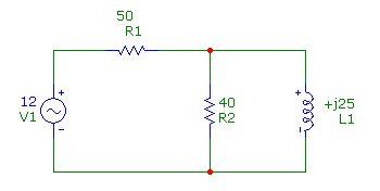 Image for 2. Consider the following AC series-parallel circuit: a. Find the impedance of the circuit across the source,