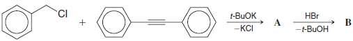 Consider these reactions: The intermediate A is a covalently bonded compound