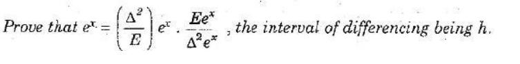 A? Prove that et = Ee* the interval of differencing being h.