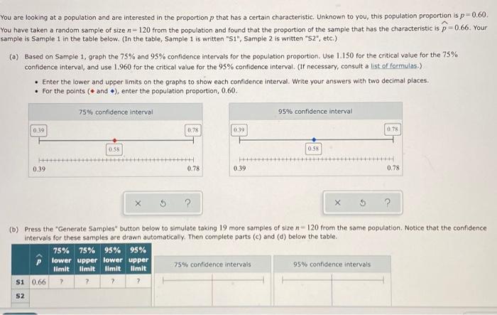 You are looking at a population and are interested in the proportion p that has a certain characteristic. Unknown to you, thi