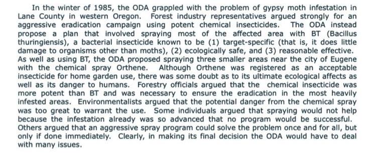 In the winter of 1985, the ODA grappled with the problem of
