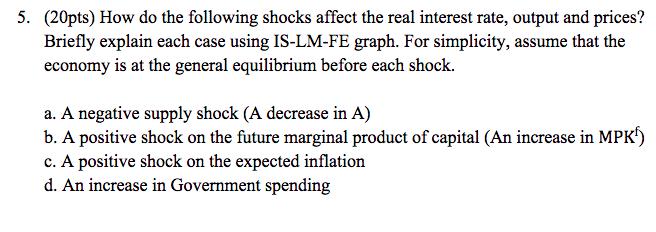 output. The MPN of the representative firm is the following. MPN =