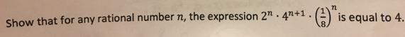 real number, x is a positive real numbe V4x2 and n is