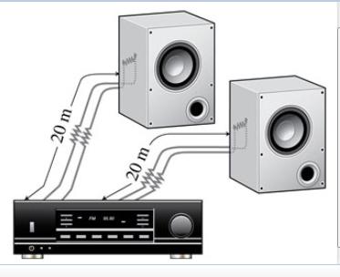 Each channel of a stereo receiver is capable of an