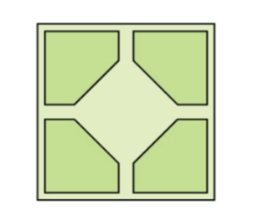 Consider an image given below write function to create given output also