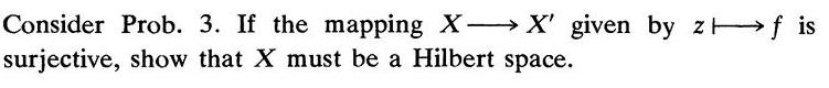 Consider Prob. 3. If the mapping X- X' given by z f