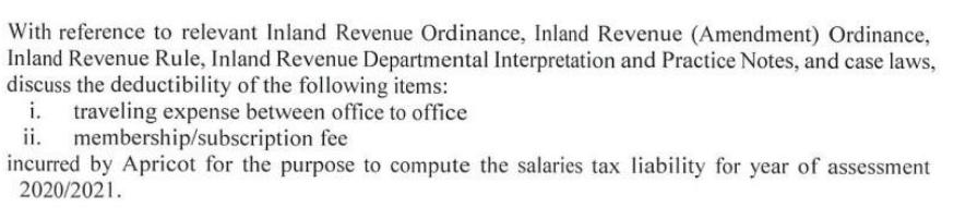 With reference to relevant Inland Revenue Ordinance, Inland Revenue (Amendment) Ordinance, Inland Revenue