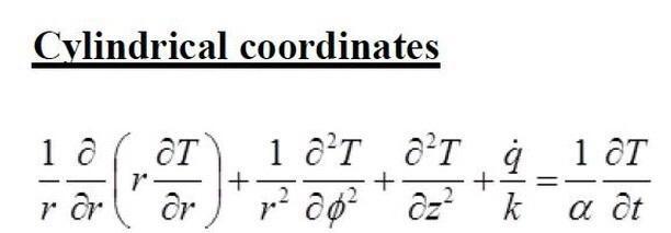 Cylindrical coordinates 1 a r or СТ 1 OPT OPT ģ_1 @T +or po? 062 .Oz? k ++ +a Ot