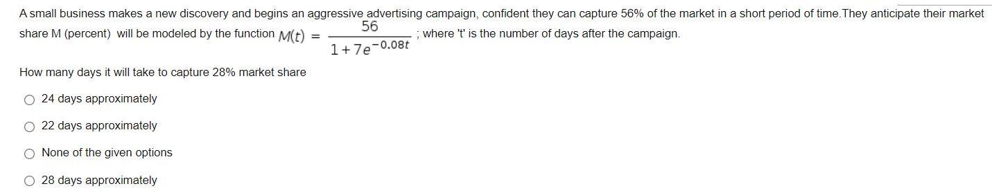 A small business makes a new discovery and begins an aggressive advertising