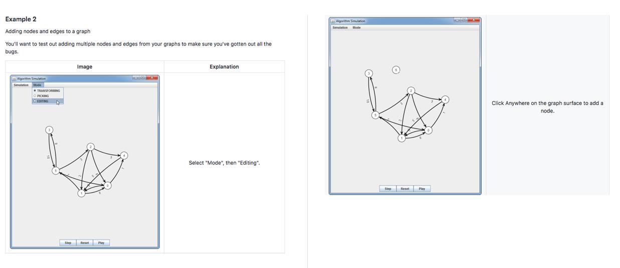 Example 2 Adding nodes and edges to a graph You'll want to test out adding multiple nodes and edges from your