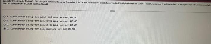 inwoned 64.000 108 16year hole on December 1, 2016. The newly payments of 3800 on March 11. Decante loan on its December 31,