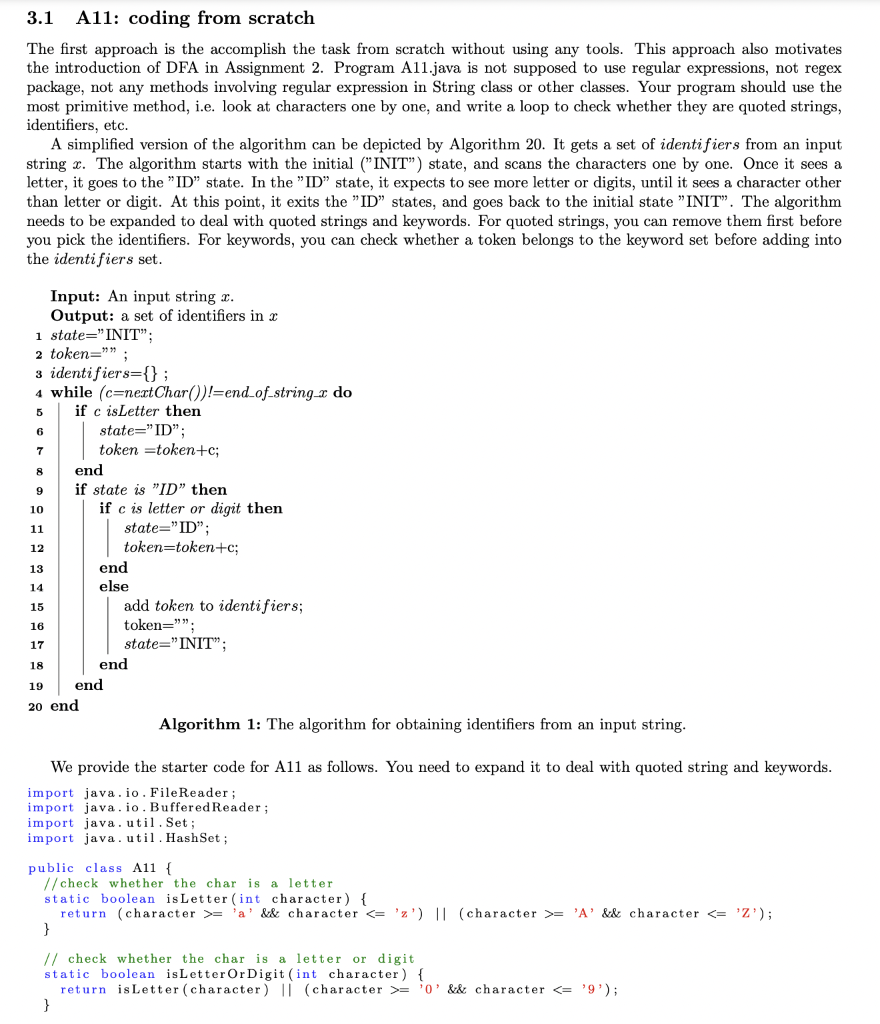 3.1 A11: coding from scratchThe first approach is the accomplish the task from scratch without using any tools. This approac