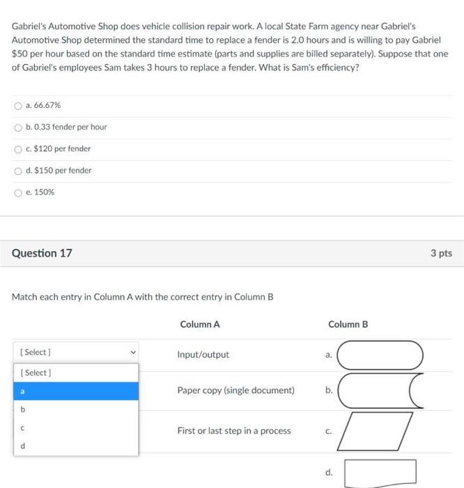 Gabriels Automotive Shop does vehicle collision repair work. A local State Farm agency near GabrielsAutomotive Shop determ
