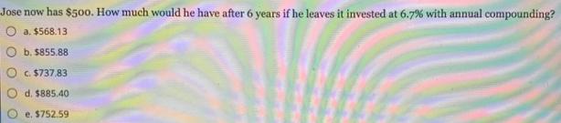 Jose now has $50o. How much would he have after 6 years