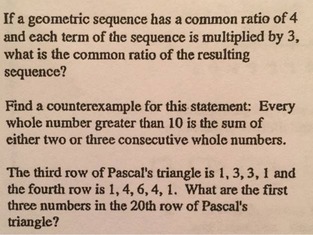 If a geometric sequence has a common ratio of 4 an