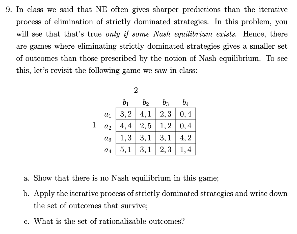 9. In class we said that NE often gives sharper predictions than