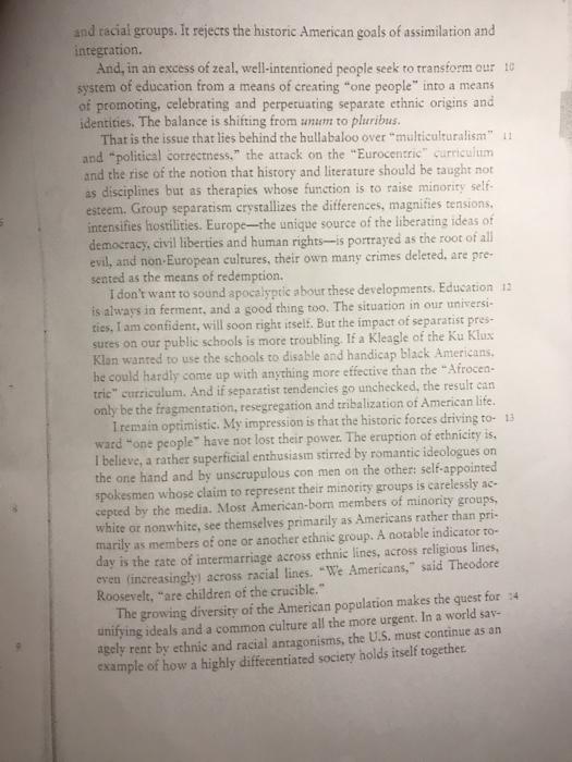 ethnic studies programs and departments on your campus? Would you major in