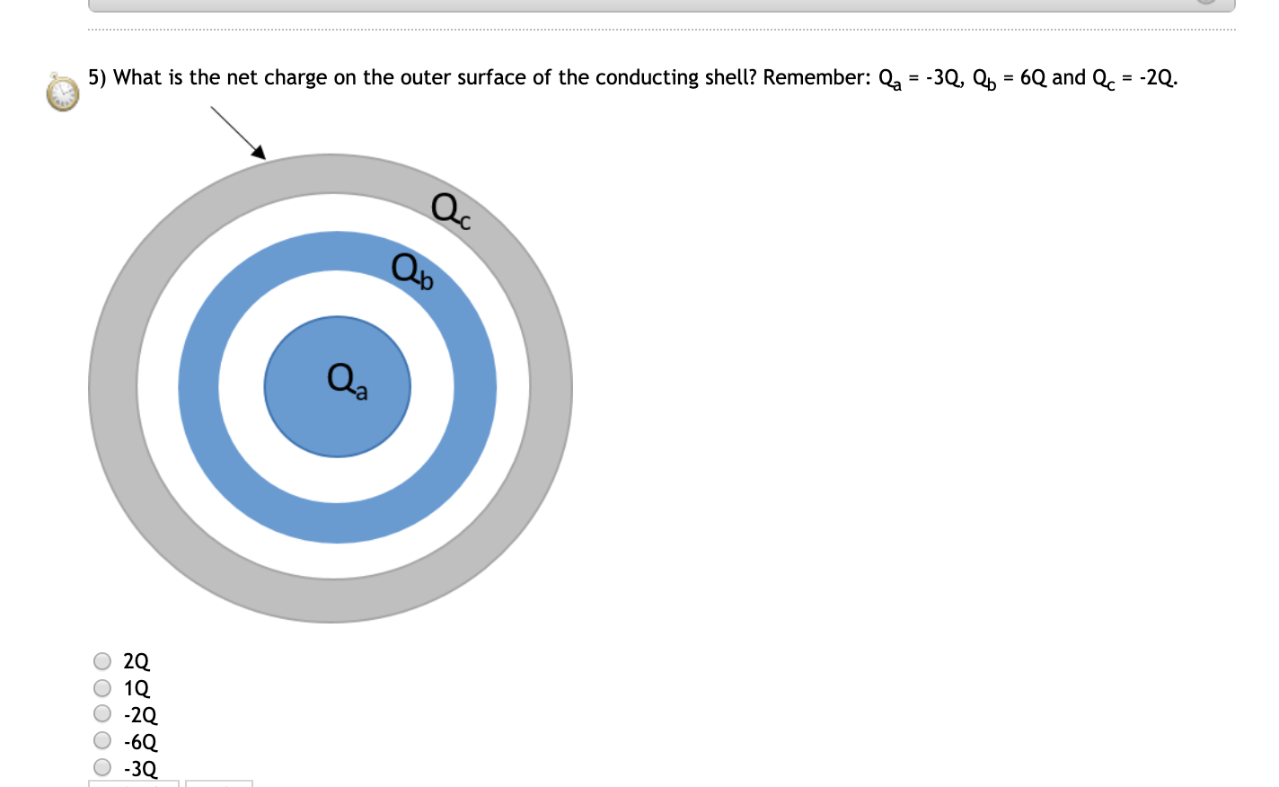 rbouter rbinner with inner radius solid conducting spherical shell with inner radius