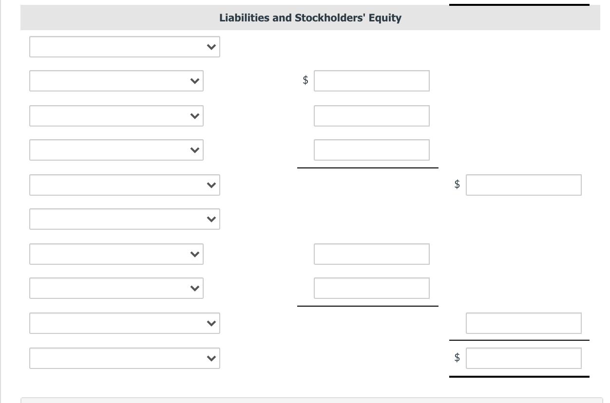 Liabilities and Stockholders Equity $$ $
