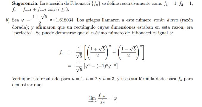 Hint: The Fibonacci sequence {f} is defined recursively as f = 1, f = 1, in = An-tin-2 with n > 3.