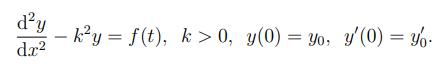 day – k²y = f(t), k  style=
