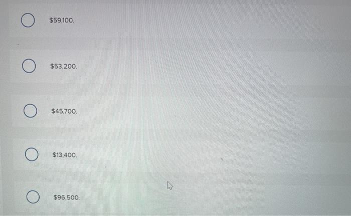 $59,100. $53,200. $45,700. $13.400 47 $96.500