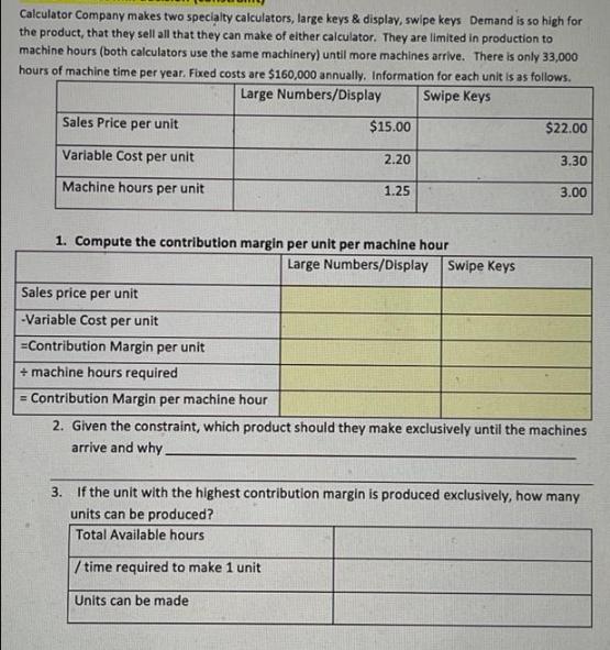 Calculator Company makes two specialty calculators, large keys & display, swipe keys