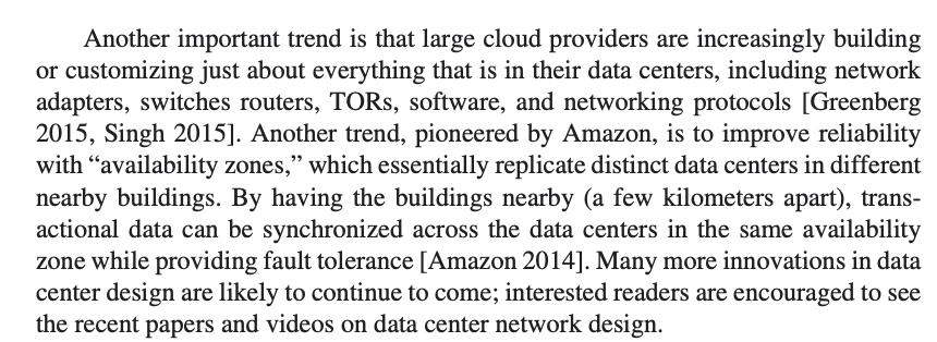 Another important trend is that large cloud providers are increasingly building or customizing just about