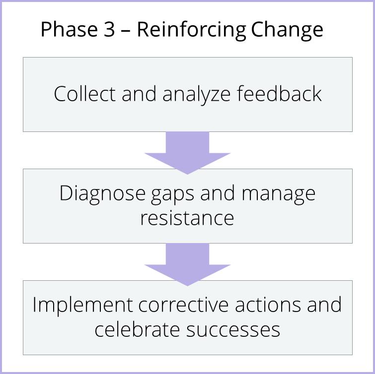 phase 3 in the 3-phase change process