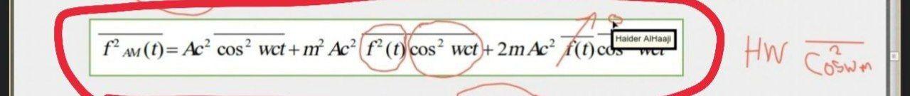 f AM (t)= Ac cos wct+ m Ac f (t) cos wct