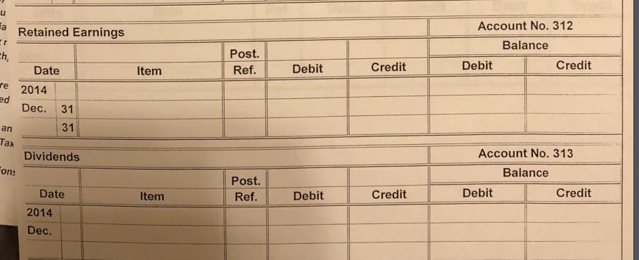 sole employee paid on January 3, 2015-$8,000. 31 Accrue one (1)month payroll