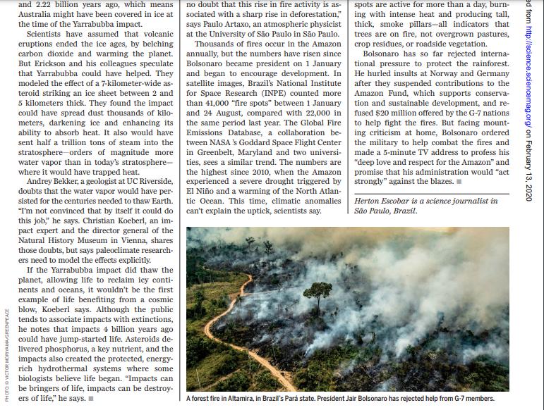 uranium, he and his colleagues could calculate an age. They ended up