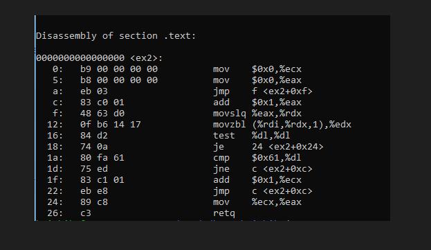 Disassembly of section .text: 0000000000000000 : b9 00 00 00 00 b8