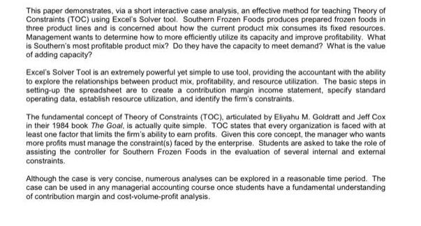 This paper demonstrates, via a short interactive case analysis, an effective method for teaching Theory of
