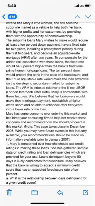 5:40I LTE47acritera nas mary a little womea, sne sum sees thesubprime market as a vehicle to help both her bank,with hig