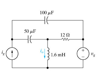 Image for Use the node voltage method to find the steady-state expression for io in the circuit seen in (Figure 1) if ig